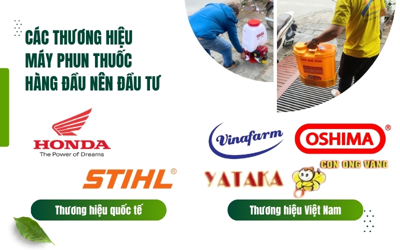 Các thương hiệu máy phun thuốc hàng đầu nên đầu tư