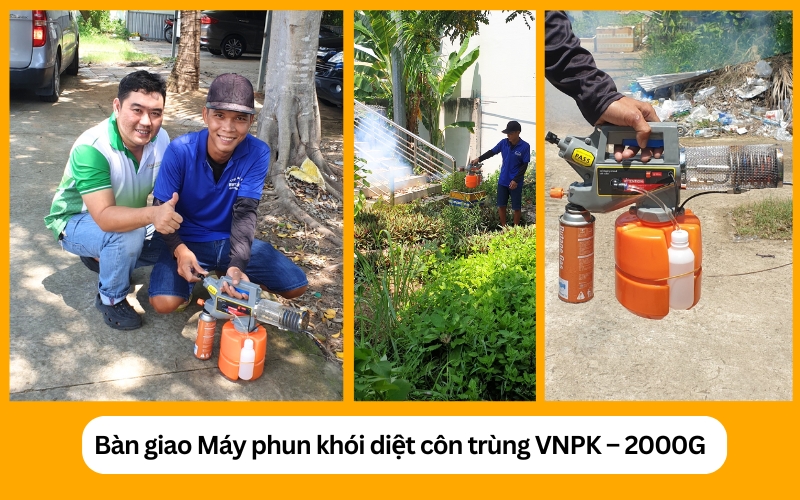 Giao Máy phun khói diệt côn trùng VNPK – 2000G cho khách