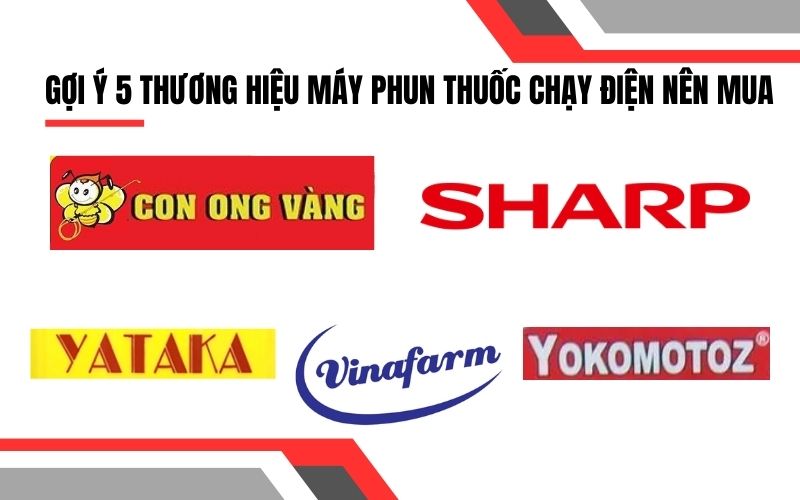 Gợi ý 5 thương hiệu máy phun thuốc chạy điện nên mua