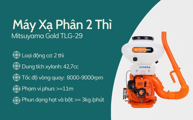 Máy Xạ Phân 2 Thì Mitsuyama Gold TLG-29