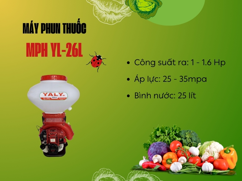 Máy phun phòng dịch MPH YL-26L GX35