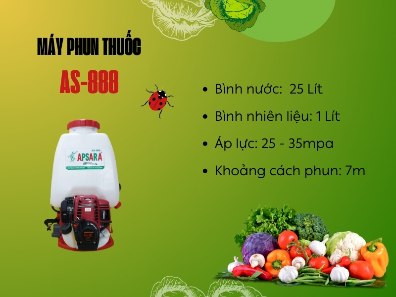 Máy phun thuốc GX-35 (AS-888)