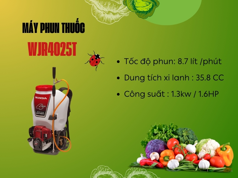 Máy phun thuốc WJR4025T GCV