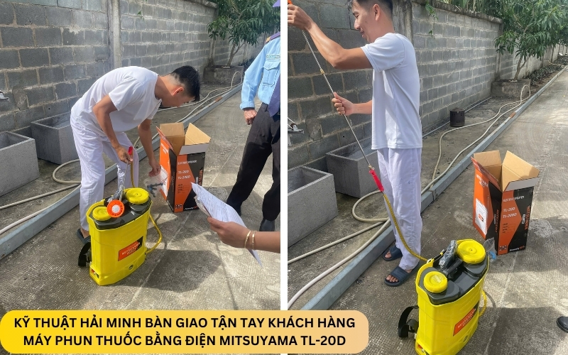 Máy phun thuốc bằng điện MITSUYAMA TL-20D