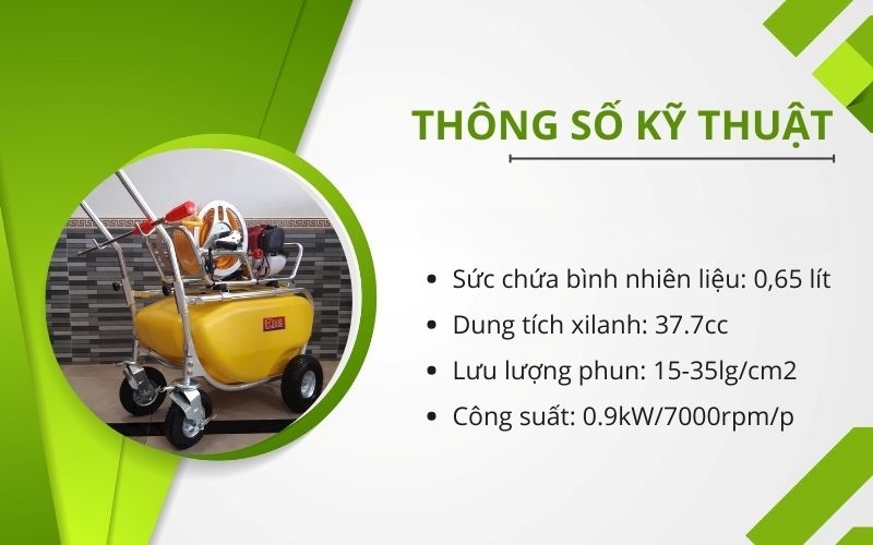 Máy phun thuốc chạy xăng 4 thì  Z-KUBOTA HM-100L