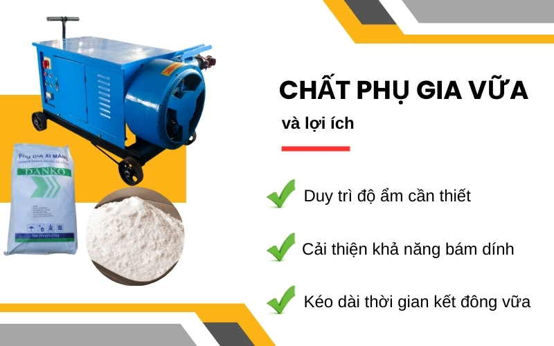 lợi ích của chất phụ gia vữa