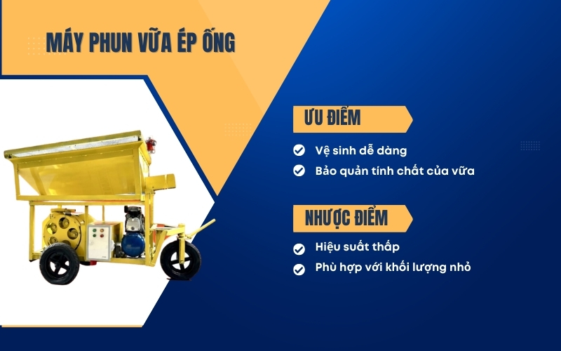 Máy phun vữa ép ống