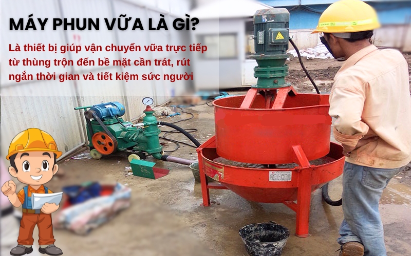 máy bơm phun vữa là gì