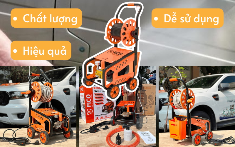 Máy xịt rửa xe cao cấp FICO FC-3200