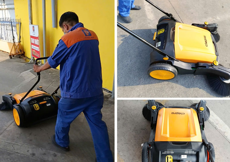 Máy quét rác đẩy tay Clepro CW-103/2