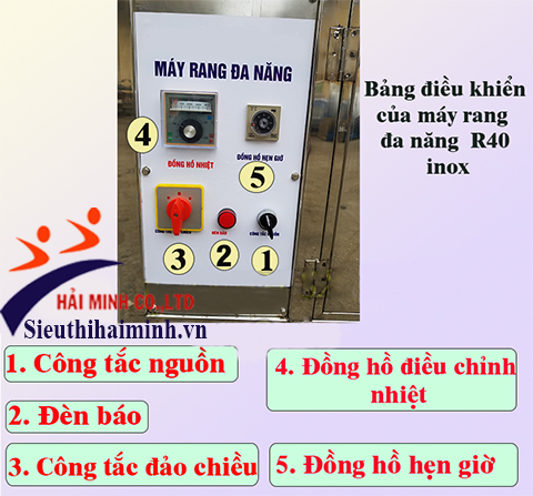 Máy rang hạt đa năng