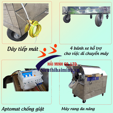 Máy rang hạt đa năng