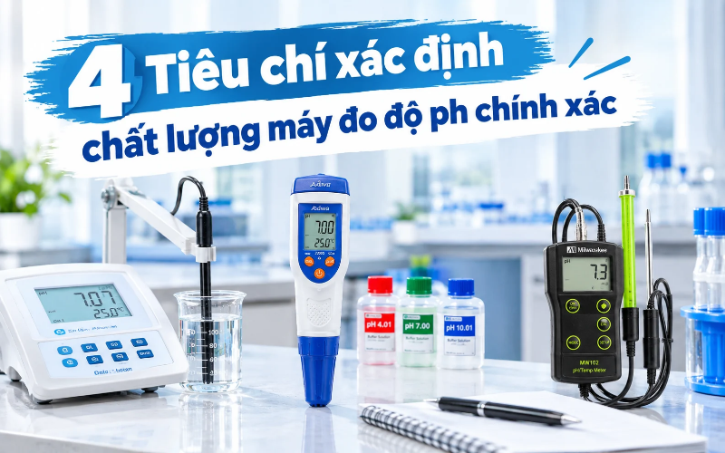 4 Tiêu chí xác định chất lượng máy đo độ ph chính xác
