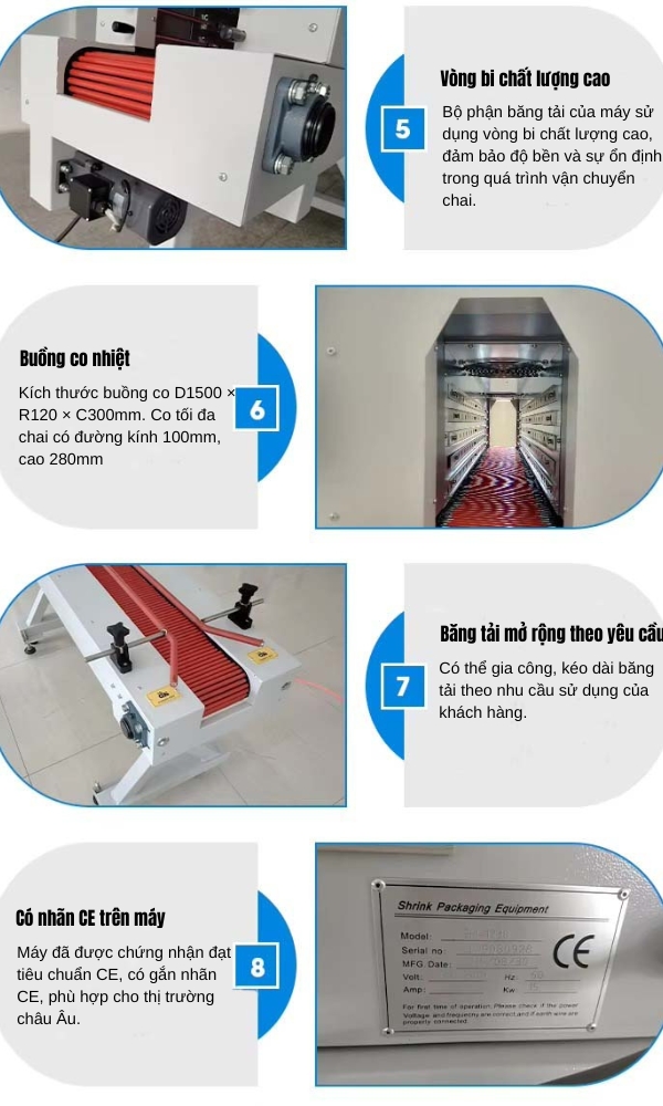 Máy co màng nhãn chai Yamafuji SM-1230