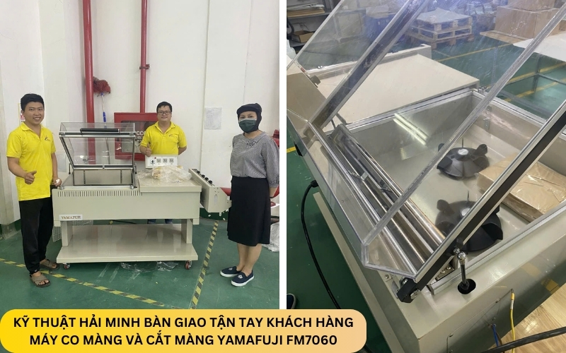 Máy co màng và cắt màng Yamafuji FM7060