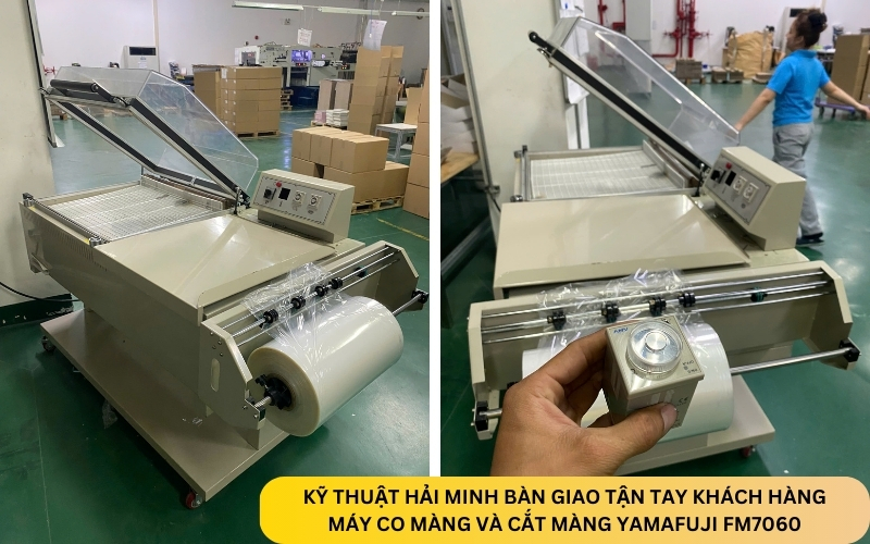 Máy co màng và cắt màng Yamafuji FM7060