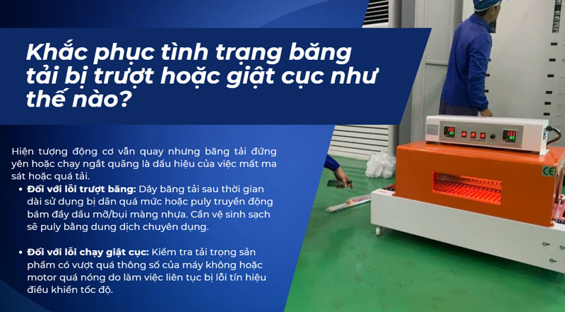 Top câu hỏi thường gặp về băng tải máy co màng