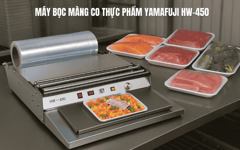 Máy bọc màng co thực phẩm Yamafuji HW-450