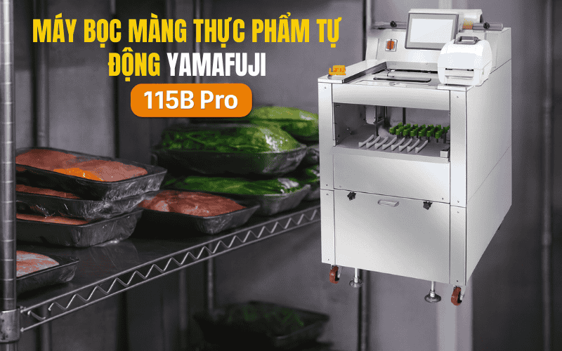 Máy bọc màng thực phẩm tự động Yamafuji 15B Pro