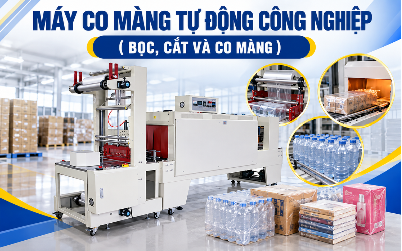 Máy co màng tự động công nghiệp