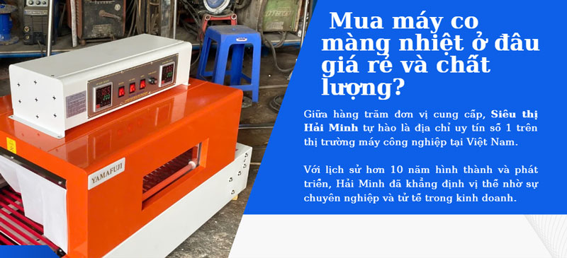 Máy đóng gói màng co có tốt không? Mua ở đâu giá rẻ và uy tín?