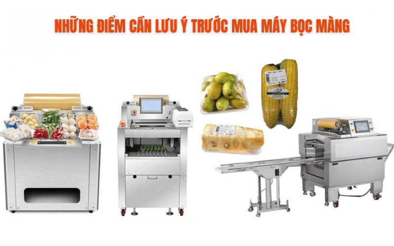 Những điểm cần lưu ý trước mua máy bọc màng 