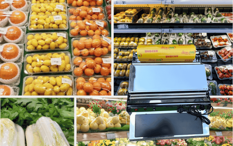 Thông tin về máy bọc màng thực phẩm Hw450