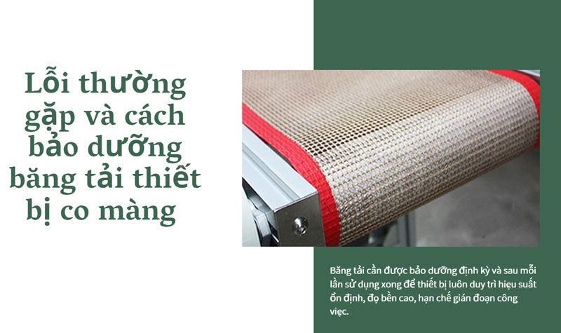 Tìm hiểu về băng tải máy co màng - Cách chọn phù hợp