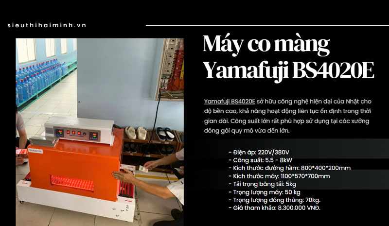 Máy co màng Yamafuji BS4020E