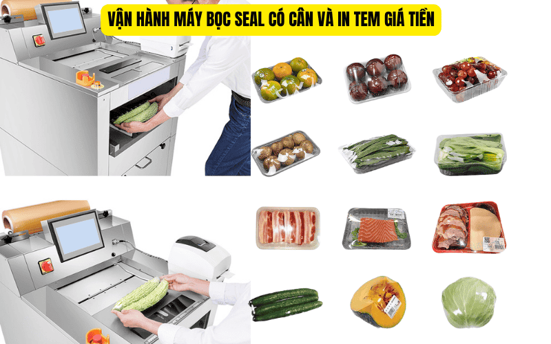 Hướng dẫn vận hành máy bọc seal có cân và in tem giá tiền