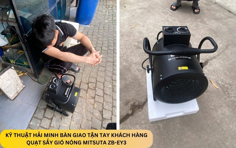 Quạt sấy gió nóng MITSUTA ZB-EY3