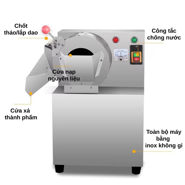 Cấu tạo máy thái rau củ đa năng inox 304 YANWOO SH-30