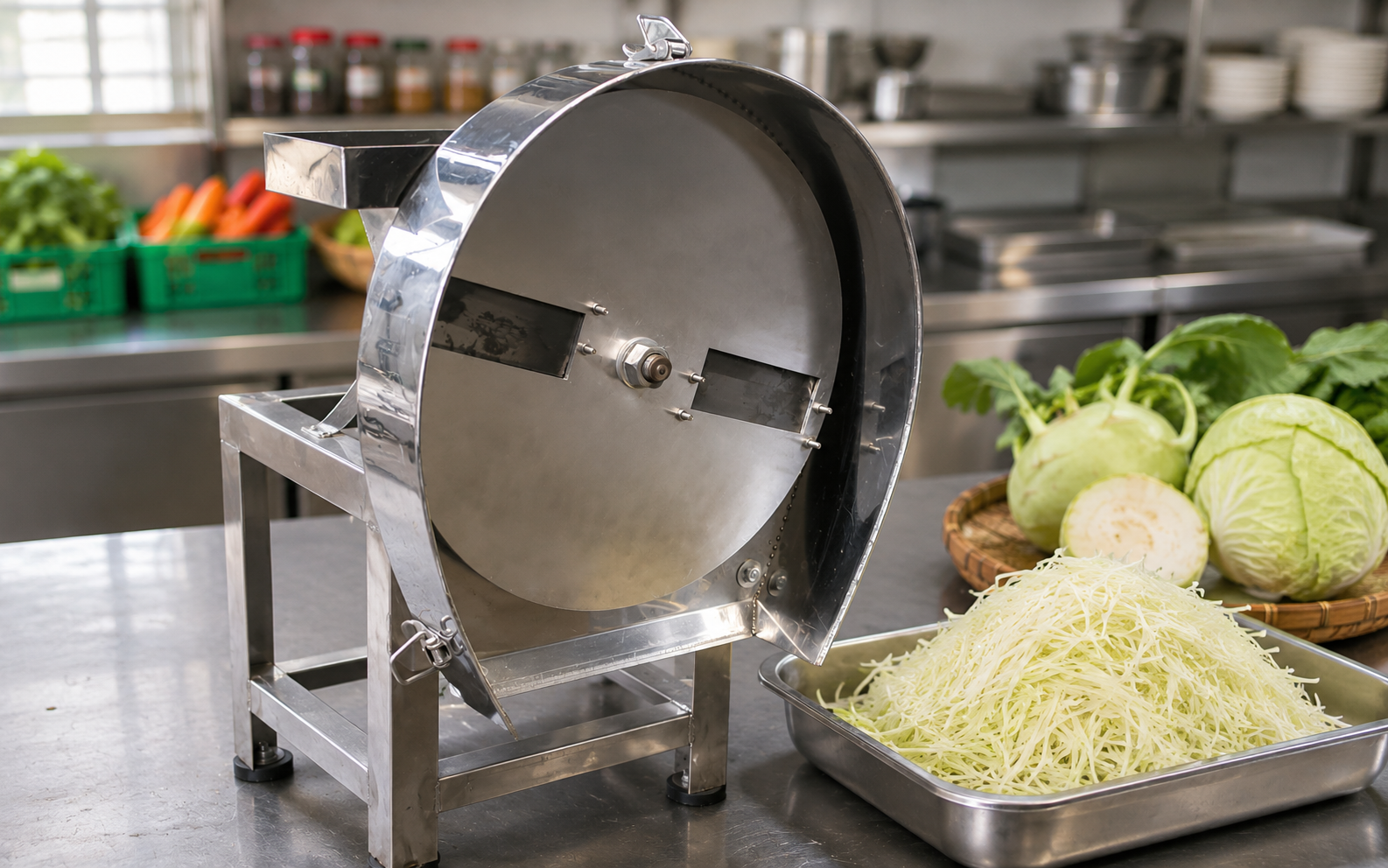 Ưu điểm của loại máy thái hành và thái rau củ
