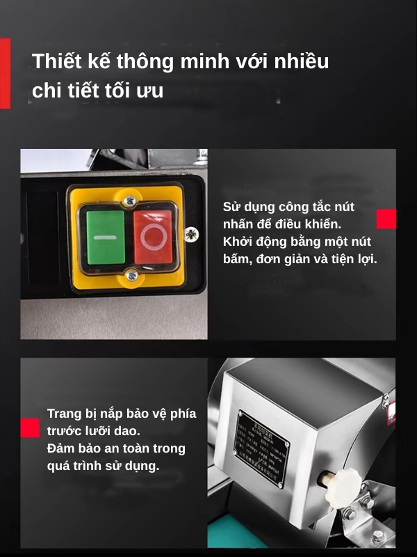 Máy thái rau củ Yanwoo inox 304 YQC-1000