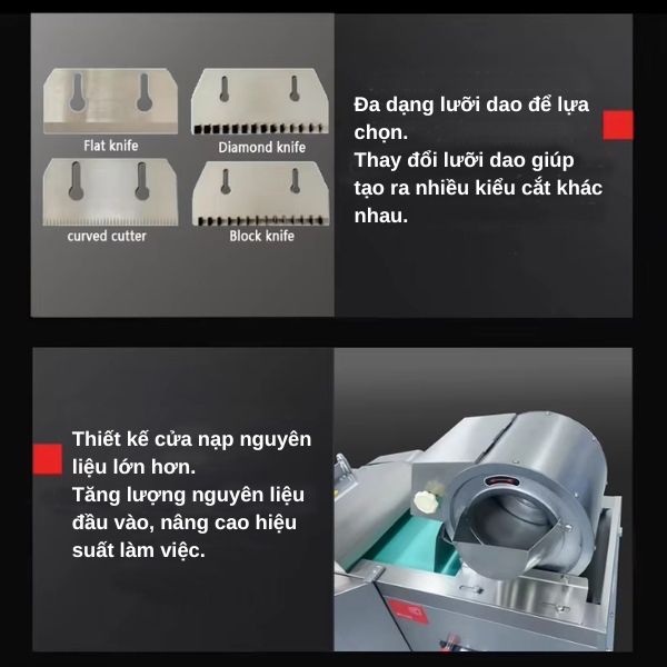 Máy thái rau củ Yanwoo inox 304 YQC-1000