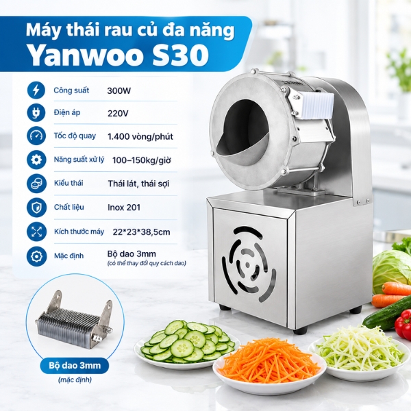 Máy thái rau củ đa năng Yanwoo S30