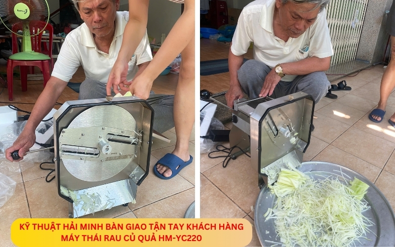 Máy thái rau củ quả HM-YC220
