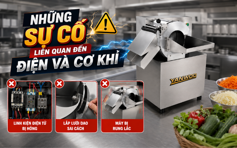 Những sự cố liên quan đến điện và cơ khí