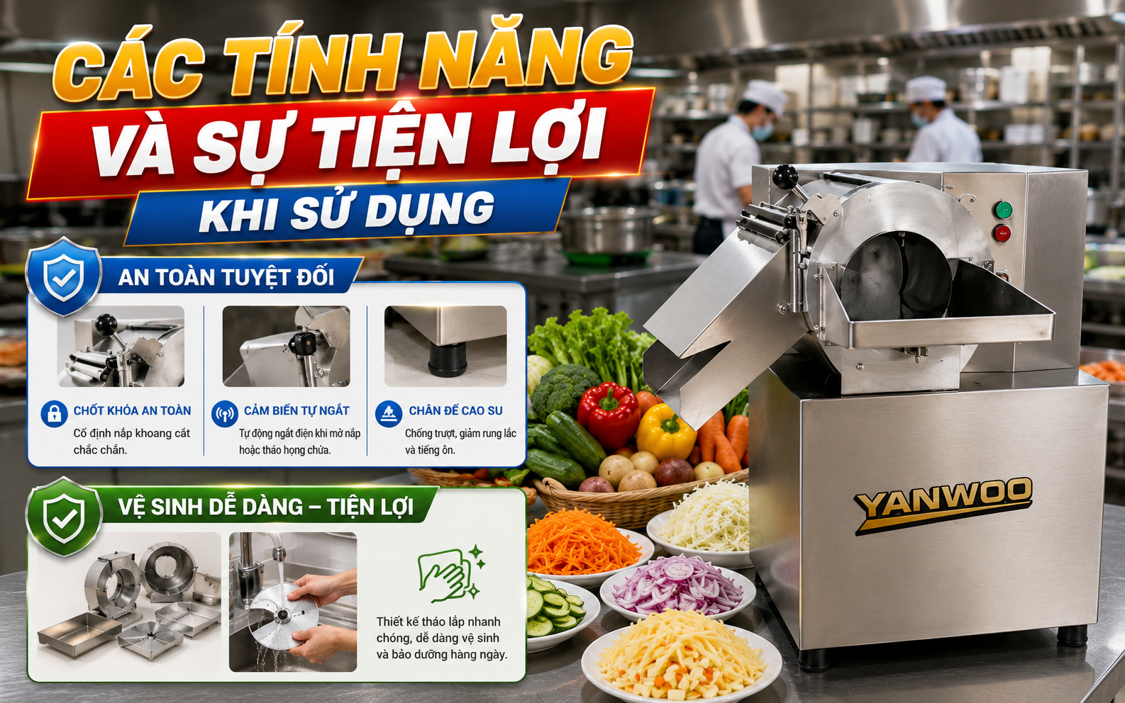Các tính năng và sự tiện lợi khi sử dụng