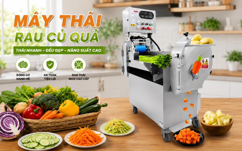 Máy thái rau củ quả