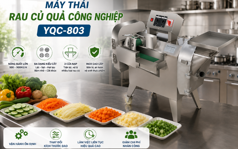 Máy thái rau củ quả YQC-803