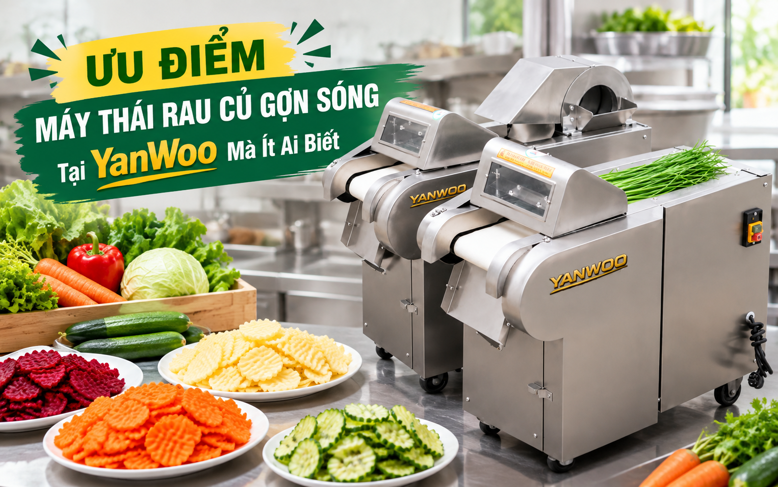 Ưu Điểm Máy Thái Rau Củ Gợn Sóng Mà Ít Ai Biết