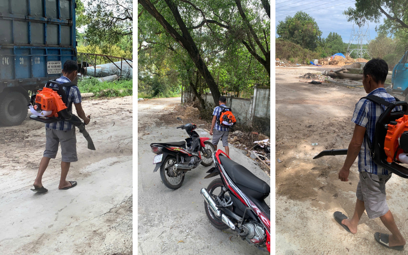 Máy thổi lá 2 thì 1.25Kw Mitsuyama TL-808