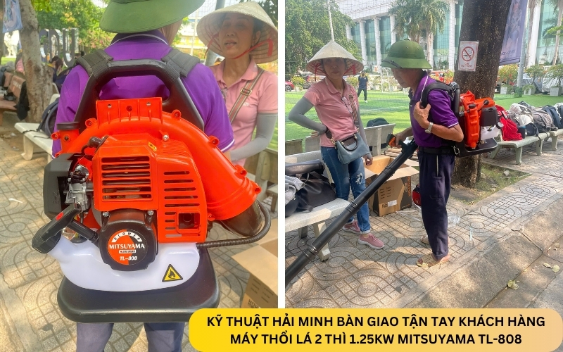 Máy thổi lá 2 thì 1.25Kw Mitsuyama TL-808