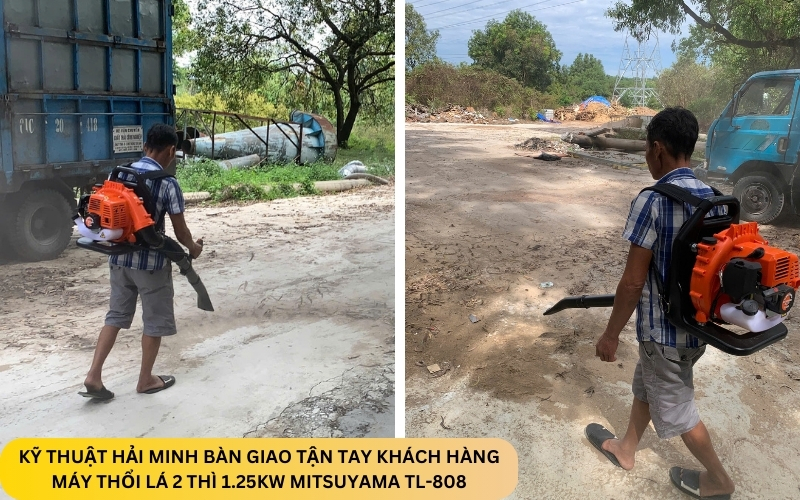 Máy thổi lá 2 thì 1.25Kw Mitsuyama TL-808
