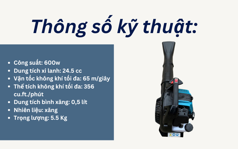 Máy thổi lá 4 thì HM-EB2500