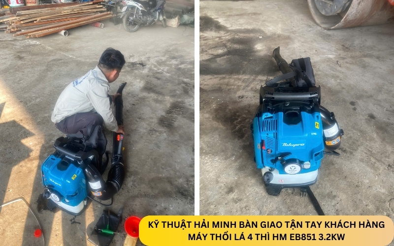 Máy thổi lá 4 thì HM EB851 3.2kw