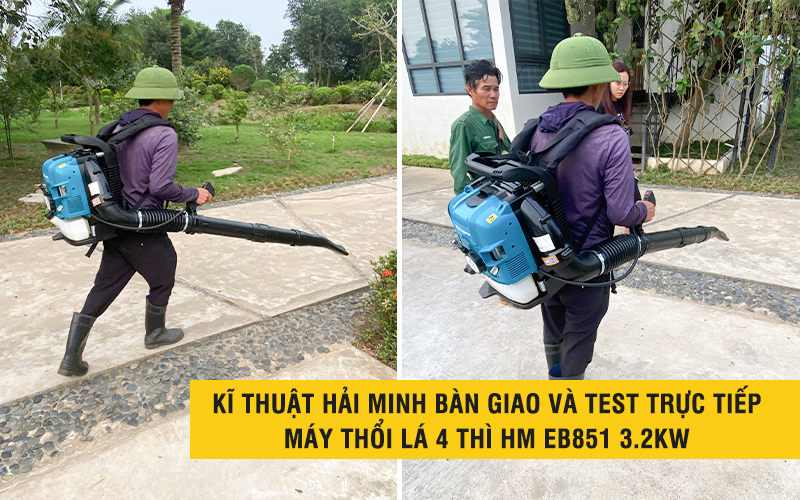 Máy thổi lá 4 thì HM EB851 3.2kw