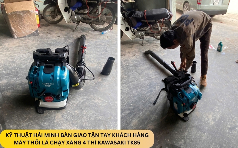 Máy thổi lá chạy xăng 4 thì Kawasaki TK85