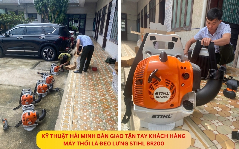 Máy thổi lá đeo lưng STIHL BR200